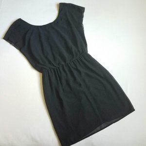 🛒 City Triangles | Sheer Black Mini Dress